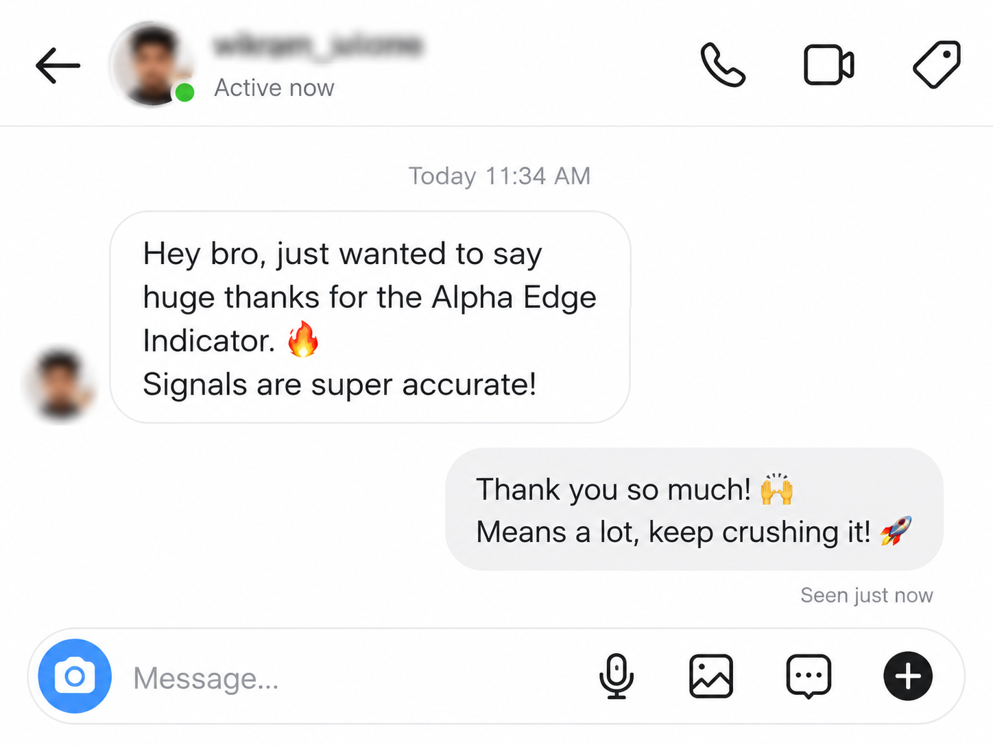 Zerodha green P&L screenshot